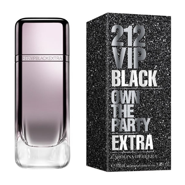 212 VIP BLACK Own The Party Extra CAROLINA HERRERA EDP 100ML Perfume Para Hombre